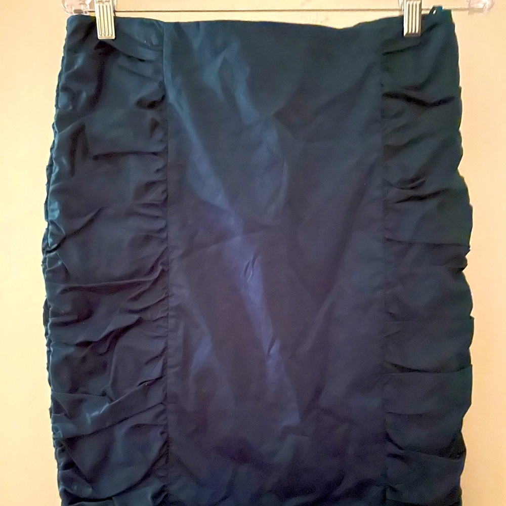 Anthropologie green pencil skirt